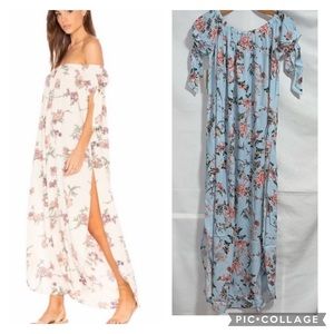 Flynn Skye maple maxi dress blue my mind S